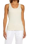 Papinelle Ribbed Shelf Bra Tank In Birch