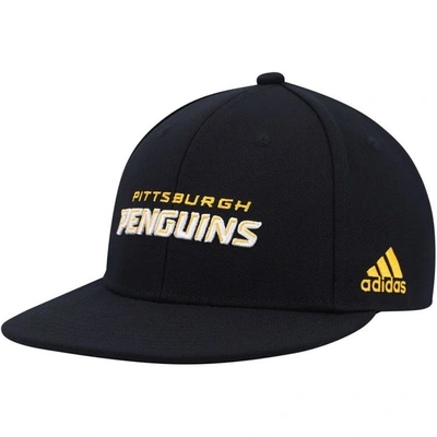 Adidas Originals Men's Adidas Black Pittsburgh Penguins Snapback Hat