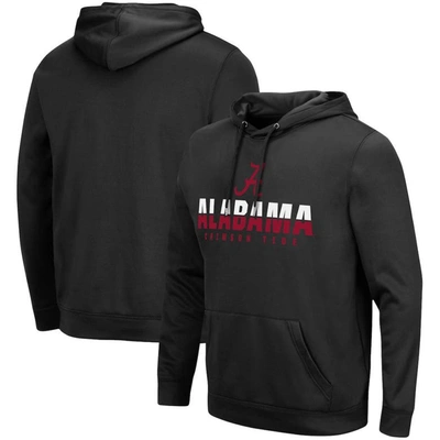 Colosseum Black Alabama Crimson Tide Lantern Pullover Hoodie