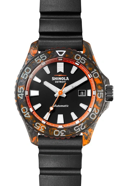 Shinola Forged Carbon Monster Watch Gift Set, 44mm In Black