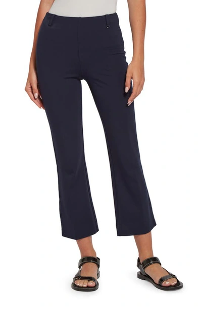 Lyssé Baby Bootcut Pants In True Navy