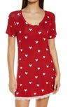 Honeydew Intimates All American Sleep Shirt In Vixen Hearts