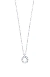 Bony Levy Icon Diamond Initial Pendant Necklace In 18k White Gold - O