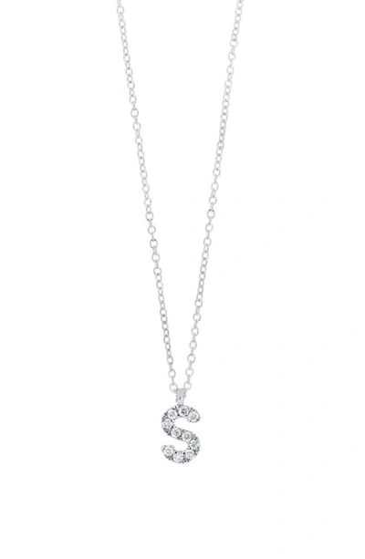 Bony Levy Icon Diamond Initial Pendant Necklace In 18k White Gold - S