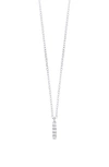Bony Levy Icon Diamond Initial Pendant Necklace In 18k White Gold - I