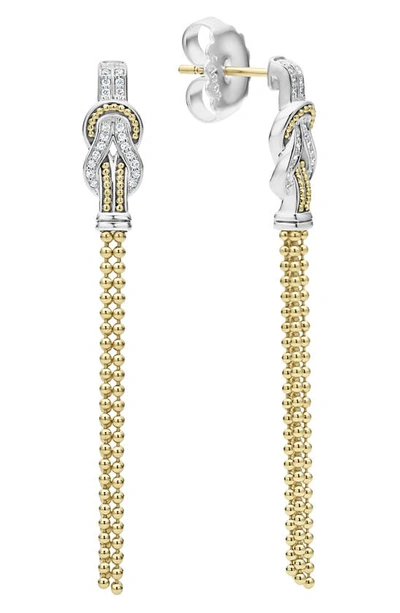 Lagos Newport Tassel Drop Earrings In Silver/gold