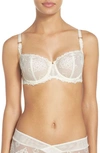 Chantelle Lingerie Champs-élysées Underwire Demi Bra In Ivory