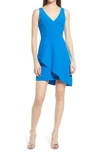 Adelyn Rae Woven Sheath In Bright Blue