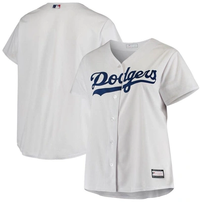 Profile White Los Angeles Dodgers Plus Size Sanitized Replica Team Jersey
