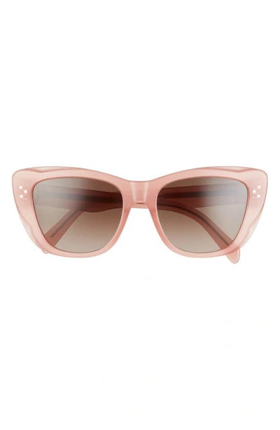 Celine 54mm Cat Eye Sunglasses In Pink