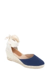 Patricia Green Leon Espadrille Lace-up Wedge In Blue