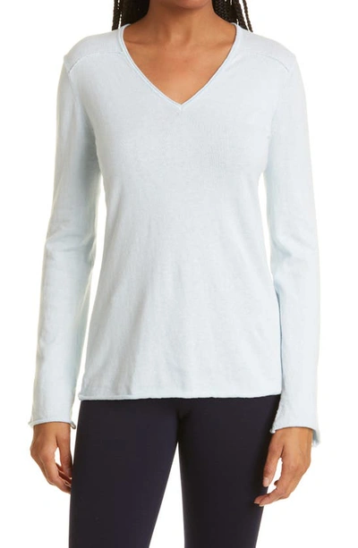 Capsule 121 Women's Dream Cotton & Cashmere Pullover Sweater In Soft Blue