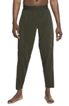 Nike Natural Movement Pocket Yoga Pants In Sequoia/black