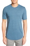 Goodlife Tri-blend Scallop Crew T-shirt In Teal