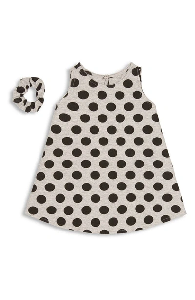 Miles And Milan Babies' Millie Polka Dot Dress & Scrunchie Set In Polka Dots