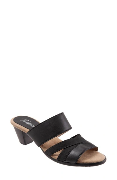 Trotters Maxine Slide Sandal In Black