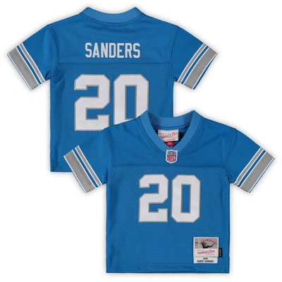 Mitchell & Ness Babies' Infant  Barry Sanders Blue Detroit Lions 1996 Retired Legacy Jersey