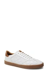 Bruno Magli Men's Bono Woven Leather Low-top Sneakers In White Woven