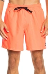 Quiksilver Men's Everyday Volley 17 Shorts In Fiery Coral