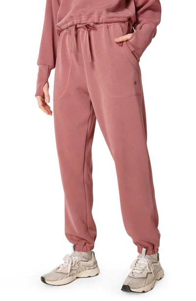 Sweaty Betty Sand Wash Cuffed Jogger Pants In Cedar Pink