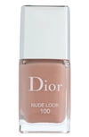 Dior Vernis Couture Colour Gel-shine & Long-wear Nail Lacquer In 100 Nude Look