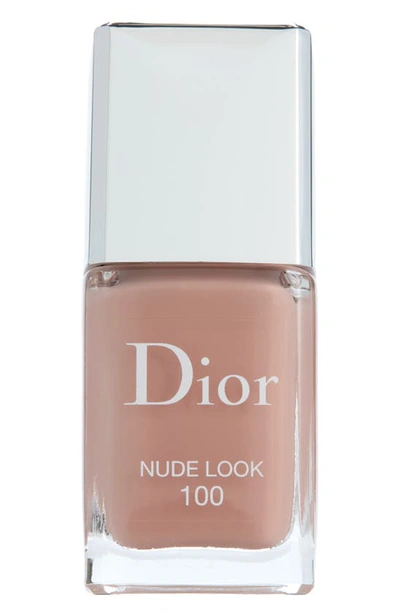 Dior Vernis Couture Colour Gel-shine & Long-wear Nail Lacquer In 100 Nude Look