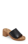 See By Chloé Leather Block-heel Mules In Braun