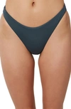 O'neill Saltwater Solids Flamenco Bikini Bottoms In Slate