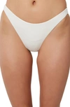 O'neill Saltwater Solids Flamenco Bikini Bottoms In Vanilla