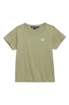 Acne Studios Kids' Nash Logo-embroidered Cotton-jersey T-shirt 3-10 Years In Mint Green