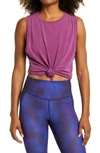 Zella Work For It Easy Tank Top In Purple Caspia