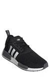 Adidas Originals Nmd R1 Primeblue Sneaker In Core Black/ White/ Grey