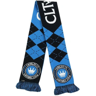 Ruffneck Scarves Charlotte Fc Argyle Scarf In Blue