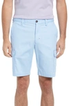 Tommy Bahama Coastal Key Stretch Cotton Cargo Shorts In Chambray Blue