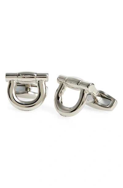 Ferragamo Gancio Cuff Links In Palladio