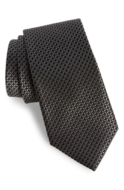 Nordstrom Ferrand Jacquard Silk Tie In Black