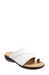 Trotters Regina Slide Sandal In White