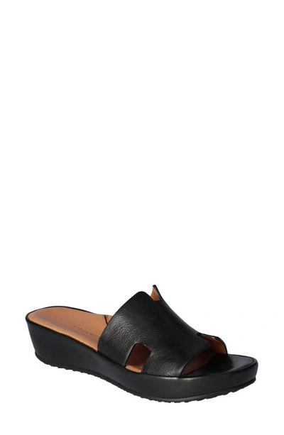 L'amour Des Pieds Catiana Platform Sandal In Black