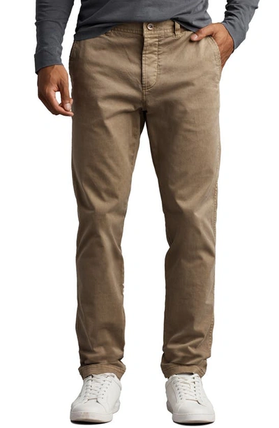 Rowan Raleigh Stretch Cotton Chino Pants In Dune