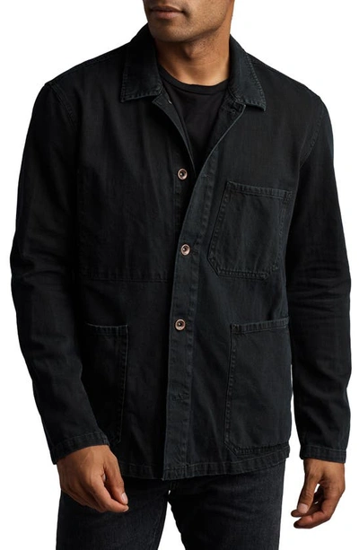 Rowan Duncan Denim Chore Jacket In Black