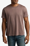 Rowan Asher Standard Cotton T-shirt In Red Rock