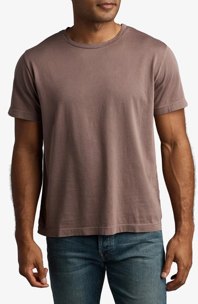 Rowan Asher Standard Cotton T-shirt In Red Rock