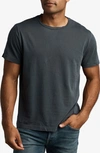 Rowan Asher Standard Cotton T-shirt In Faded Black