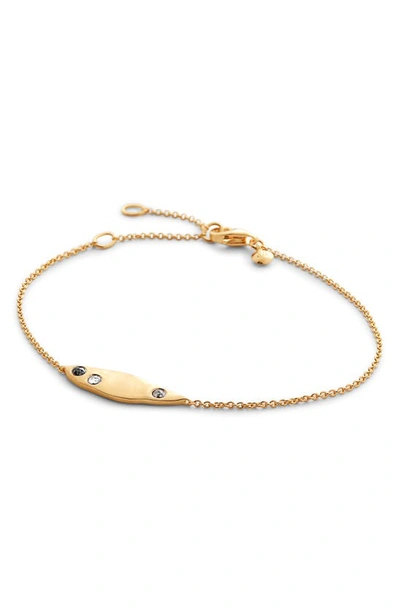 Monica Vinader Galazy-diamond-chain Bracelet In Gold