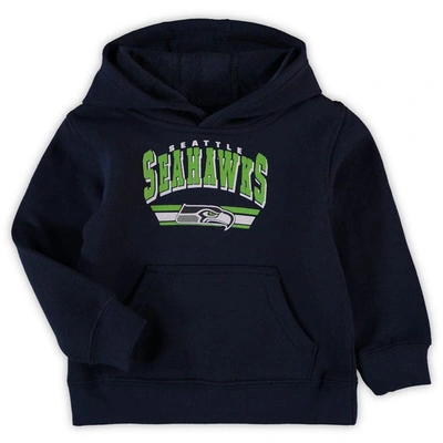 Outerstuff Kids' Toddler College Navy Seattle Seahawks Mvp Pullover Hoodie