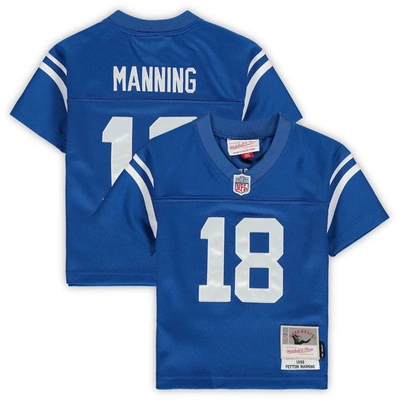 Mitchell & Ness Kids' Toddler  Peyton Manning Royal Indianapolis Colts 1998 Retired Legacy Jersey