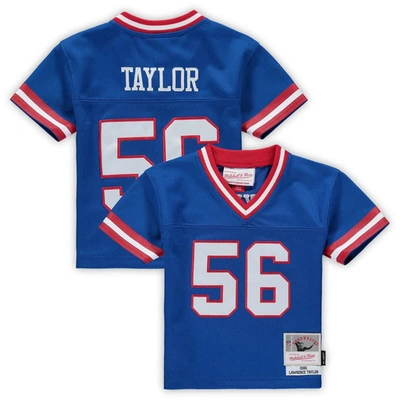 Mitchell & Ness Babies' Infant  Lawrence Taylor Royal New York Giants 1986 Retired Legacy Jersey