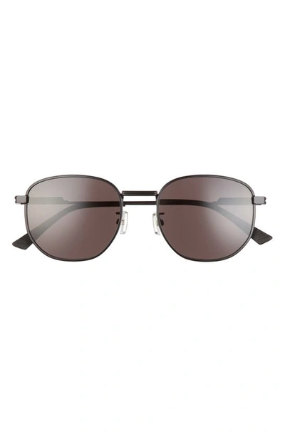 Bottega Veneta 53mm Phantos Sunglasses In Black