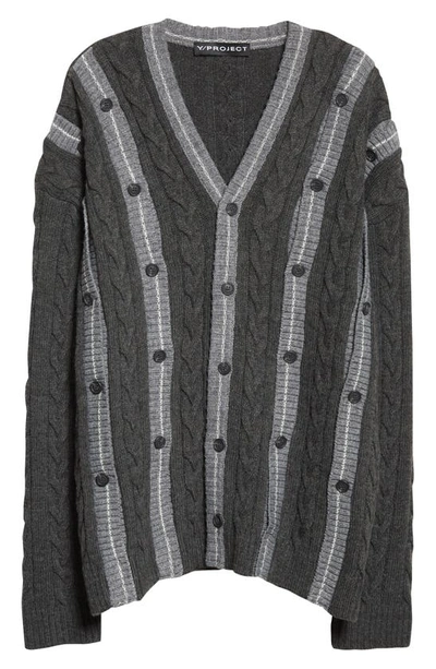 Y/Project（ワイプロジェクト）の「BUTTON PANEL MOHAIR