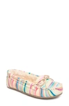 Minnetonka Women's Cally Moccasin Slippers Women's Shoes In Tropical Wave